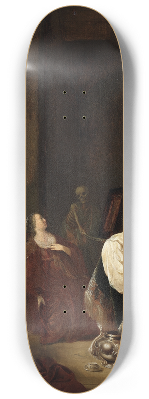 Willem de Poorter - Vanitas Allegory 8.25 inch art skate deck