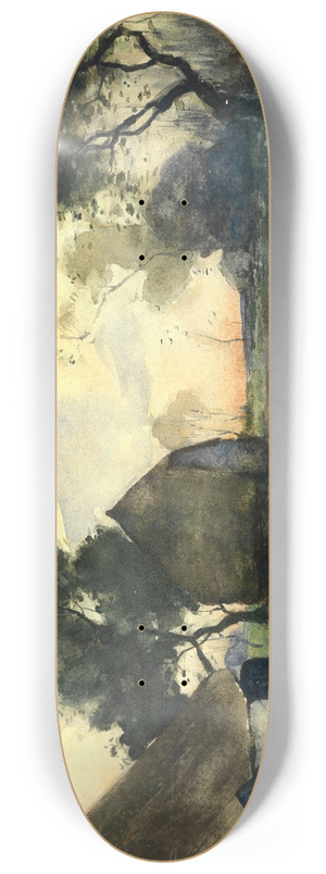 Willem de Zwart - Evening Mood 8.25 inch art skate deck