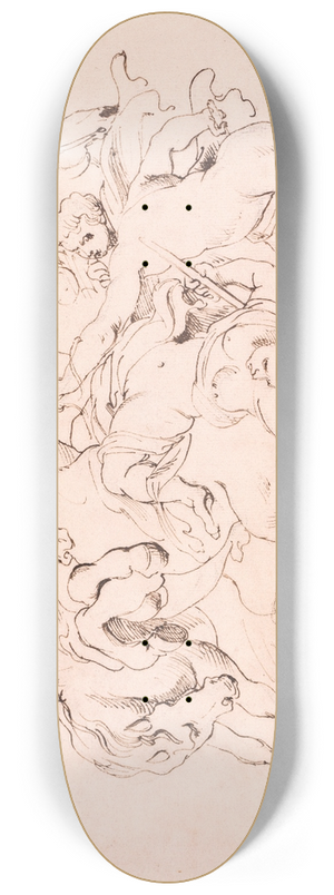 Willem Panneels - Amazonernes kamp 8.25 inch art skate deck