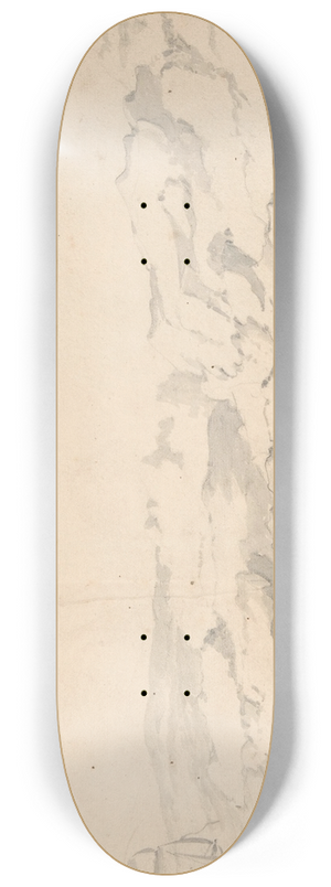 Willem van de Velde the Younger - Coast Scene 8.25 inch art skate deck
