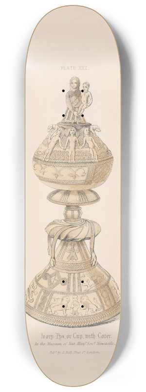 William Bell Scott - Ivory Cup 8.25 inch art skate deck