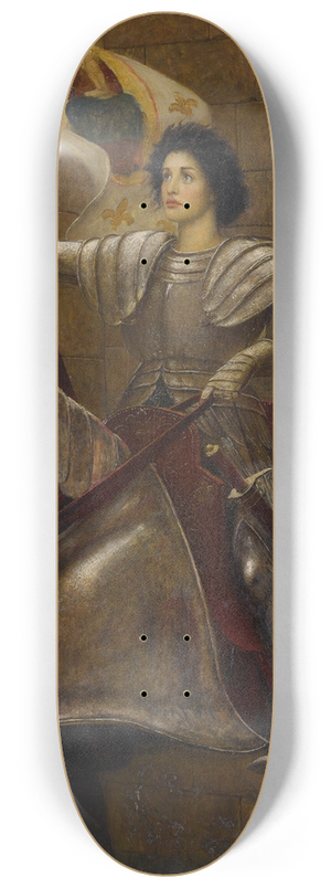 William Blake Richmond - Joan of Arc 8.25 inch art skate deck