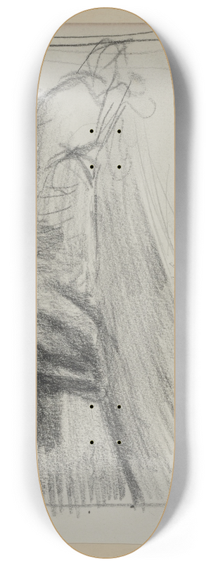 John La Farge - Studies for Emersons TheSphynx 8.25 inch art skate deck