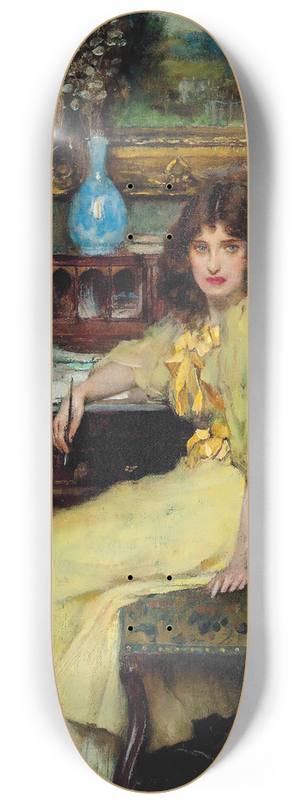 William Breakspeare - A difficult letter 8.25 inch art skate deck
