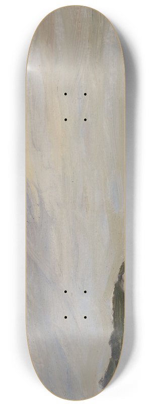 William de Goumois - English Coast in Grey 8.25 inch art skate deck