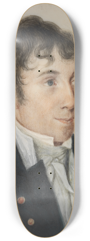 William Dunlap - Charles Brockden Brown 8.25 inch art skate deck