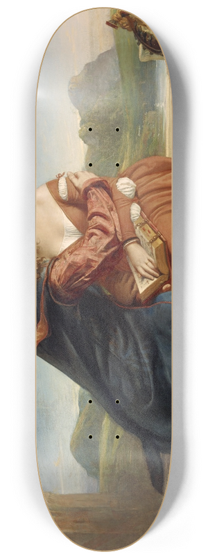 William Dyce - Francesca da Rimini 8.25 inch art skate deck