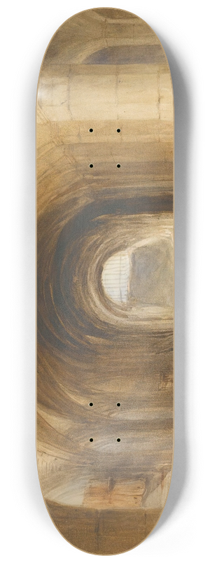 William Evans of Bristol - Figures In A Vaulted Passage 8.25 inch art skate deck