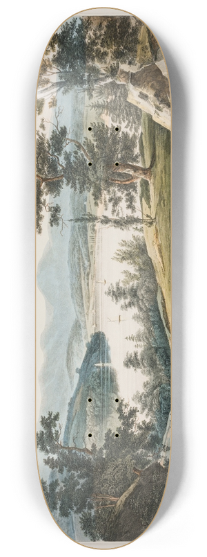 William Guy Wall - View Near Hudson 8.25 inch art skate deck