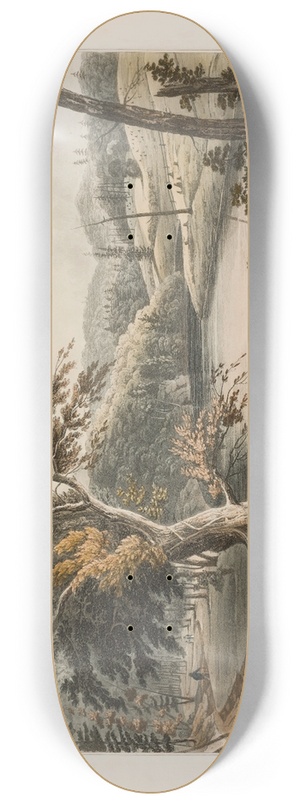 William Guy Wall - View near Jessups Landing 8.25 inch art skate deck