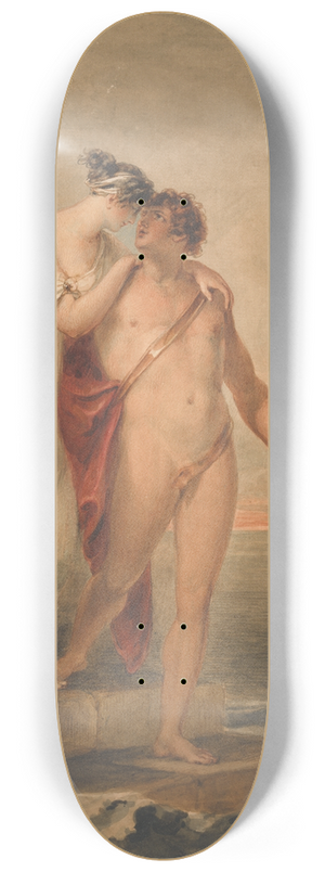 William Hamilton - Hero and Leander 8.25 inch art skate deck