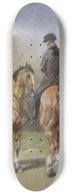 John-Lewis Brown - Deux cavaliers en costume Louis XV 8.25 inch art skate deck John-Lewis Brown - Deux cavaliers en costume Louis XV 8.25 inch art skate deck