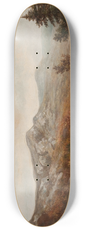 William Henry Hilliard - New England Landscape 8.25 inch art skate deck
