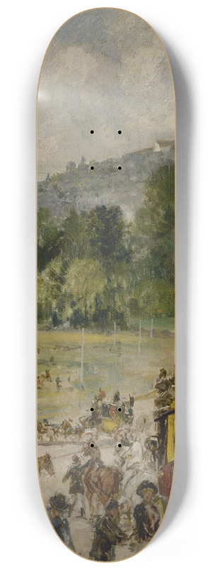 John-Lewis Brown - Le champ de courses de Longchamp 8.25 inch art skate deck John-Lewis Brown - Le champ de courses de Longchamp 8.25 inch art skate deck