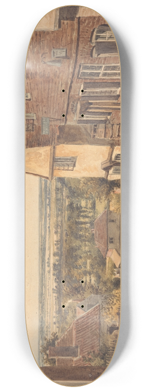 William Henry Hunt - Dagnall Lane, St. Albans 8.25 inch art skate deck