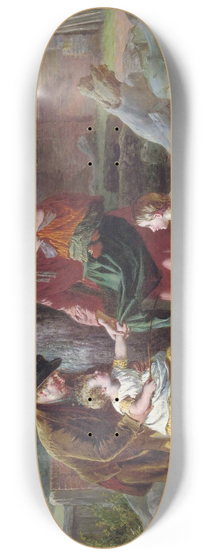 William Henry Knight - In Training For The Derby 8.25 inch art skate deck