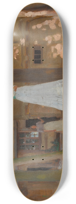 William Henry Margetson - The Promenade 8.25 inch art skate deck