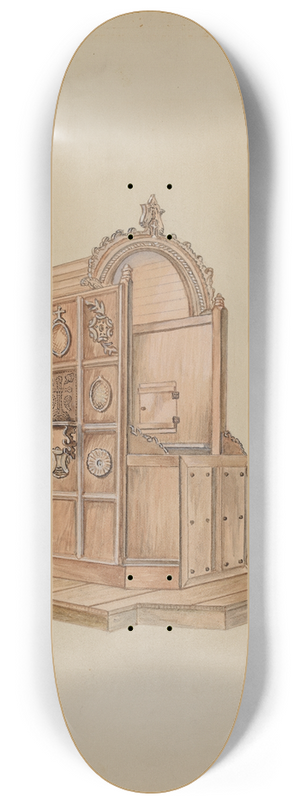 William Hoffman - Confessional 8.25 inch art skate deck