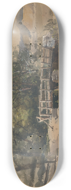 William James Mller - The Bridge 8.25 inch art skate deck
