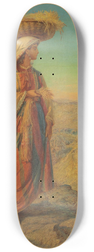 William James Webbe - Ruth: An Eastern Gleaner 8.25 inch art skate deck