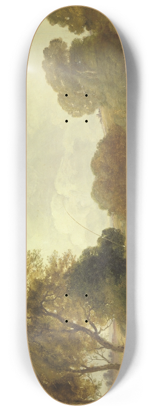 William Jones - Fishing- Playing a Fish 8.25 inch art skate deck