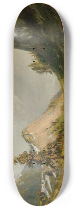 William Keith - Where Gold was Found in California 8.25 inch art skate deck