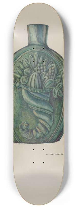 William Kieckhofel - Flask 8.25 inch art skate deck