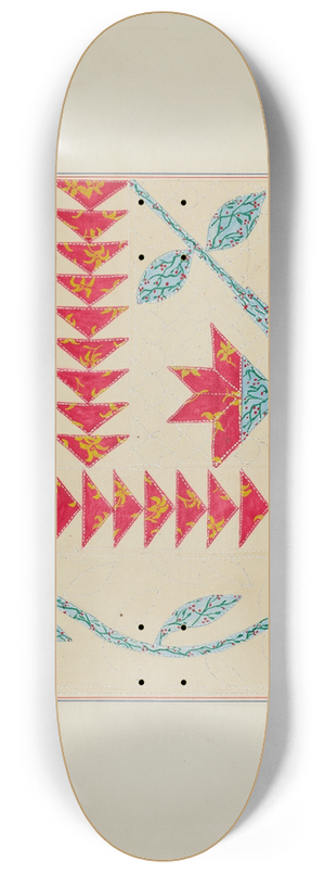 William Kieckhofel - Quilt (Corner) 8.25 inch art skate deck