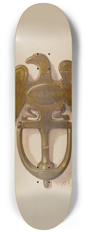 William L. Antrim - Door Knocker 8.25 inch art skate deck