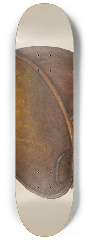 William Ludwig - Copper Candy Vessel 8.25 inch art skate deck