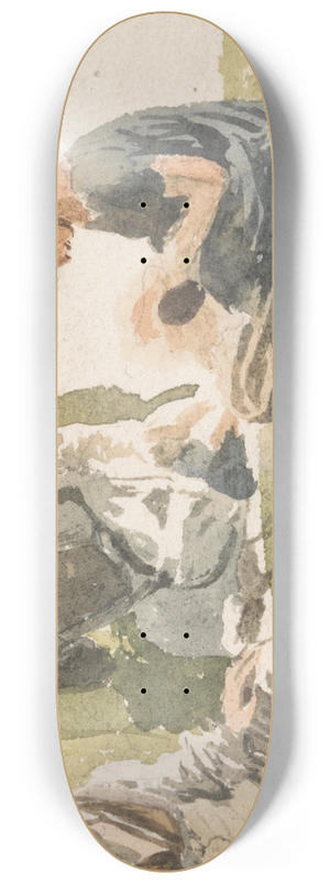 John Linnell - A Study of Children 8.25 inch art skate deck