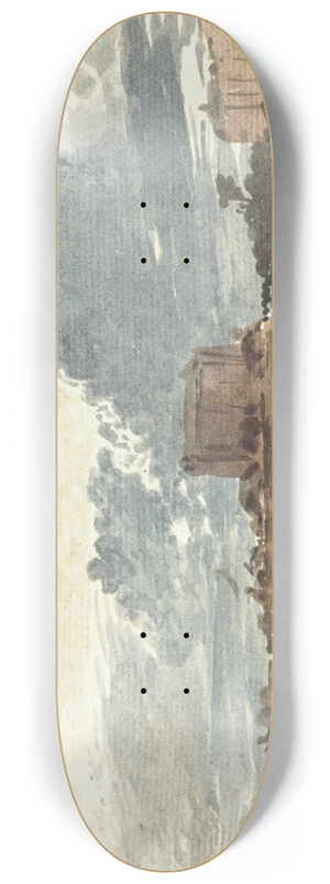John Linnell - A View of the Fens 8.25 inch art skate deck