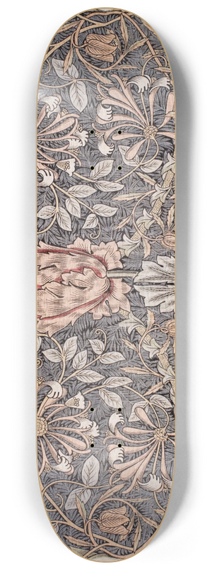 William Morris - Honeysuckle 8.25 inch art skate deck