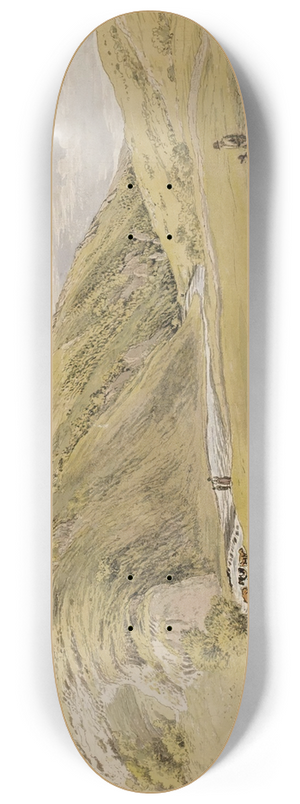 John Linnell - Entrance To Dovedale From Ashbourne, Derbyshire 8.25 inch art skate deck