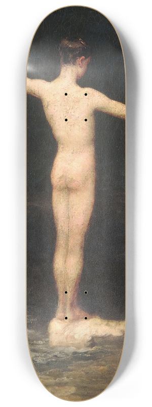 William Morris Hunt - The Bathers 8.25 inch art skate deck