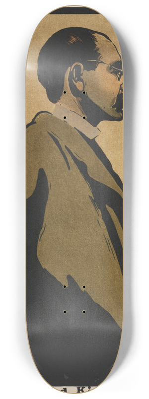 William Nicholson - Rudyard Kipling 8.25 inch art skate deck