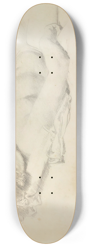 William Orpen - Reclining Nude 8.25 inch art skate deck