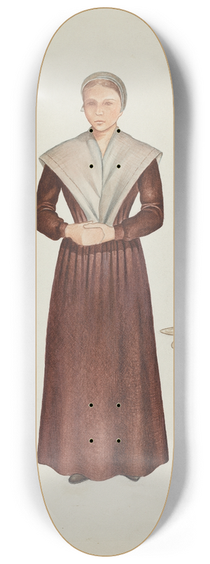 William Paul Childers - Shaker Costume 8.25 inch art skate deck