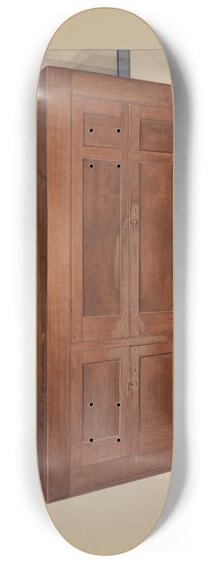 William Paul Childers - Shaker Dining Room Cupboard 8.25 inch art skate deck