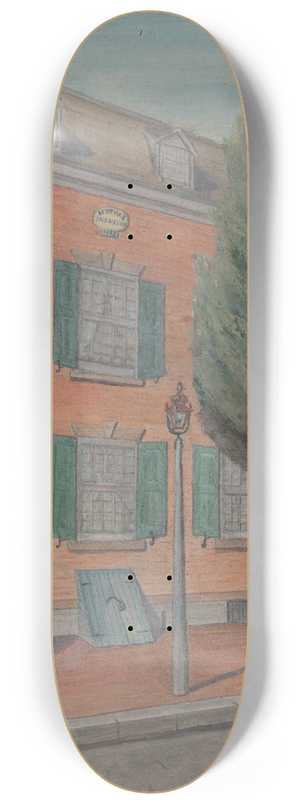 William P. Chappel - Tea Rusk and Brick House 8.25 inch art skate deck