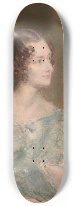 John Linnell - Portrait Of A Woman, Probably Mrs. Price Of Rugby 8.25 inch art skate deck