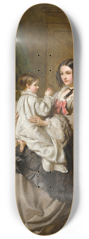 William Powell Frith - Bedtime (Evening Prayers) 8.25 inch art skate deck