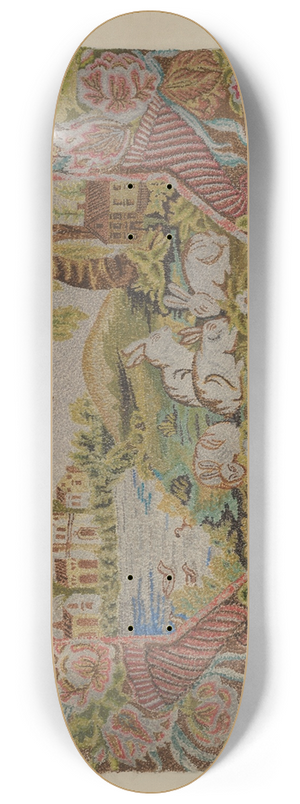 William P. Shearwood - Hooked Rug 8.25 inch art skate deck