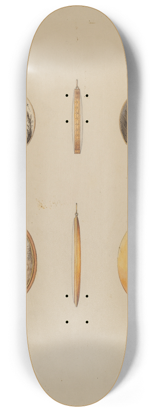 William P. Shearwood - Mourning Pendants 8.25 inch art skate deck