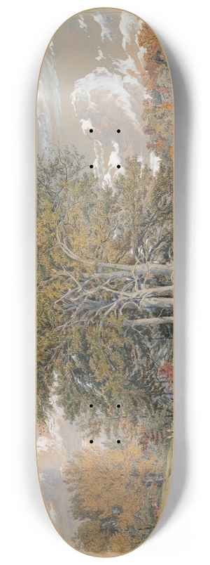 William Rickarby Miller - On the Harlem River 8.25 inch art skate deck