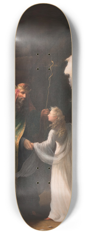 William Rimmer - Scene from the Tempest 8.25 inch art skate deck