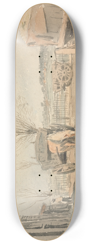 John Linnell - The Farmyard 8.25 inch art skate deck