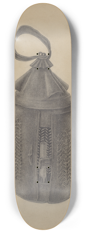 William Schmidt - Hand Lantern 8.25 inch art skate deck