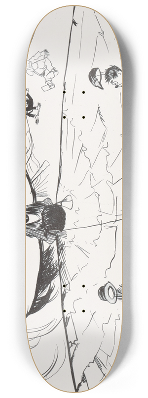 William Steinigans - Flippy riffles 8.25 inch art skate deck