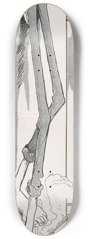 William Steinigans - Morning after such a headache 8.25 inch art skate deck